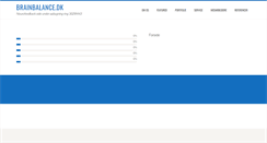 Desktop Screenshot of brainbalance.dk